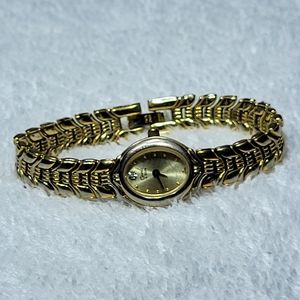 Vintage Caravalle by Bulova Two Tone Quartz Watch
